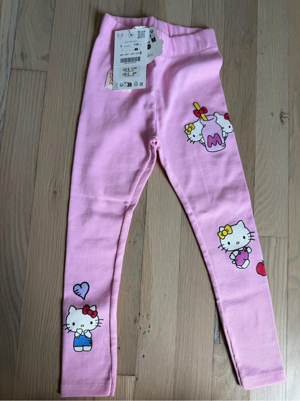Zara hello kitty leggings NWT 5
